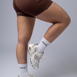 Meia Cano Alto Branco