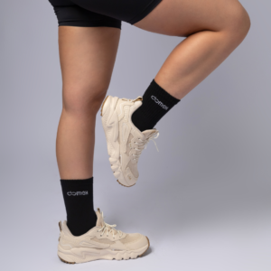 Meia Cano Alto Preto