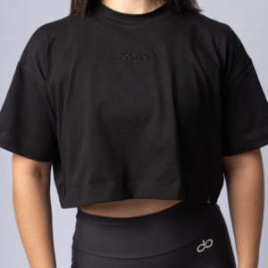 Blusa Cropped Preto New Basic