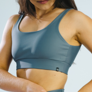 Top Open Cinza Chumbo